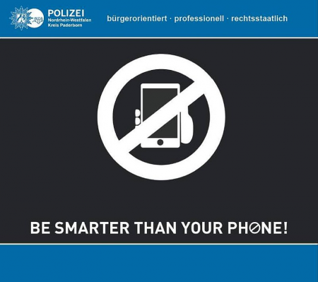 Logo "be smater than your phone"
